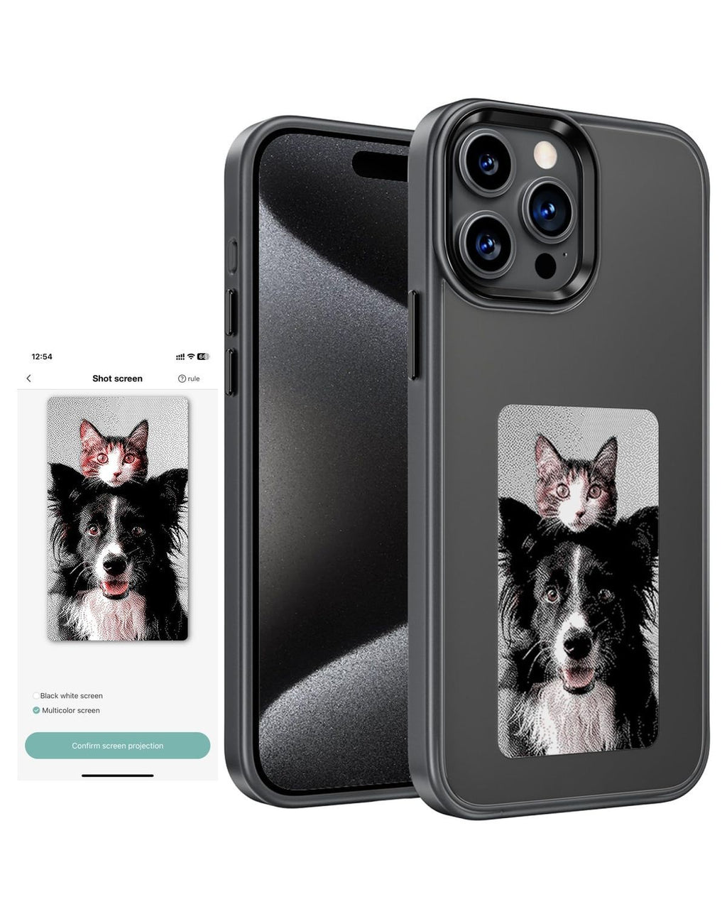 NFC E-Ink Display Phone Case ,PHOTO CHANGING CASE
